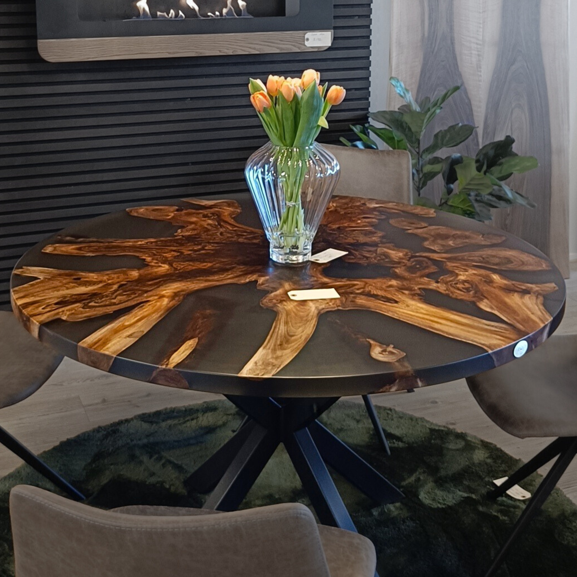 Epoxy Fransk valnød Plankeborde (Inspirations bord)