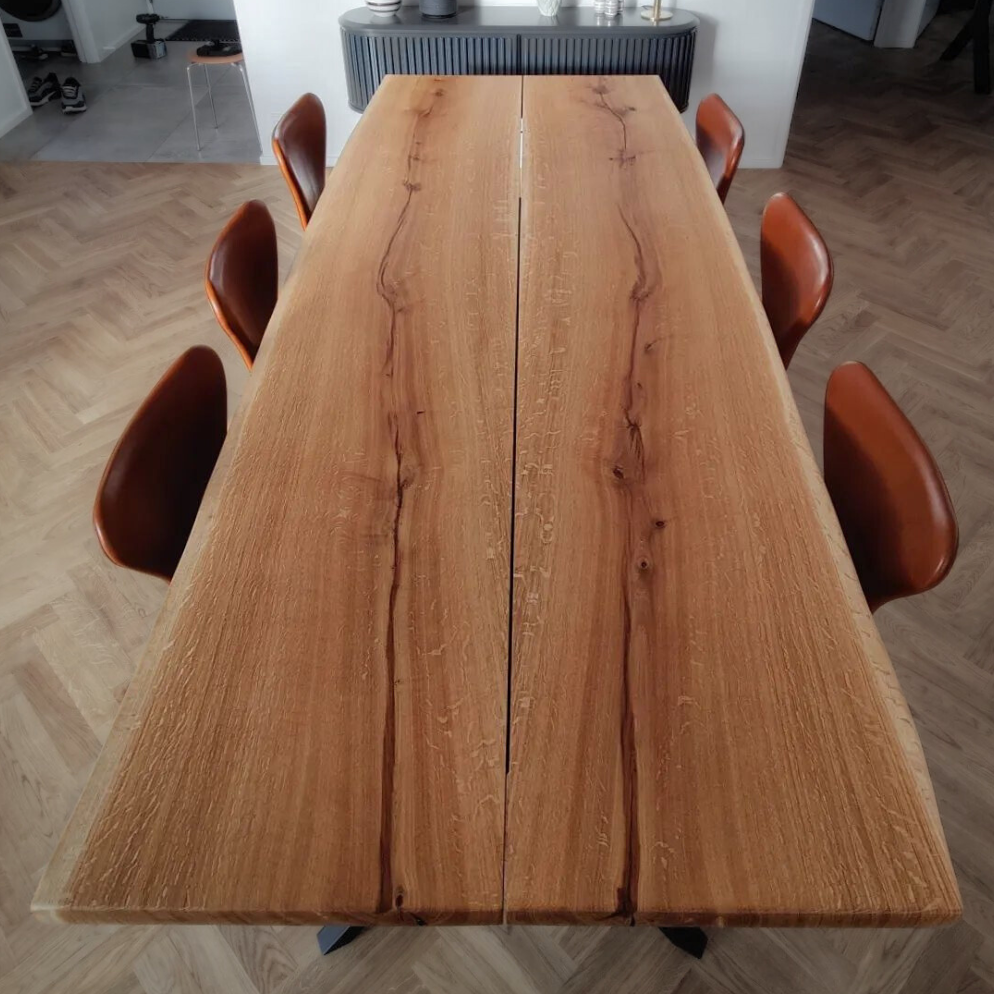 Egetræ Plankeborde: 2 planker (Inspirations bord)