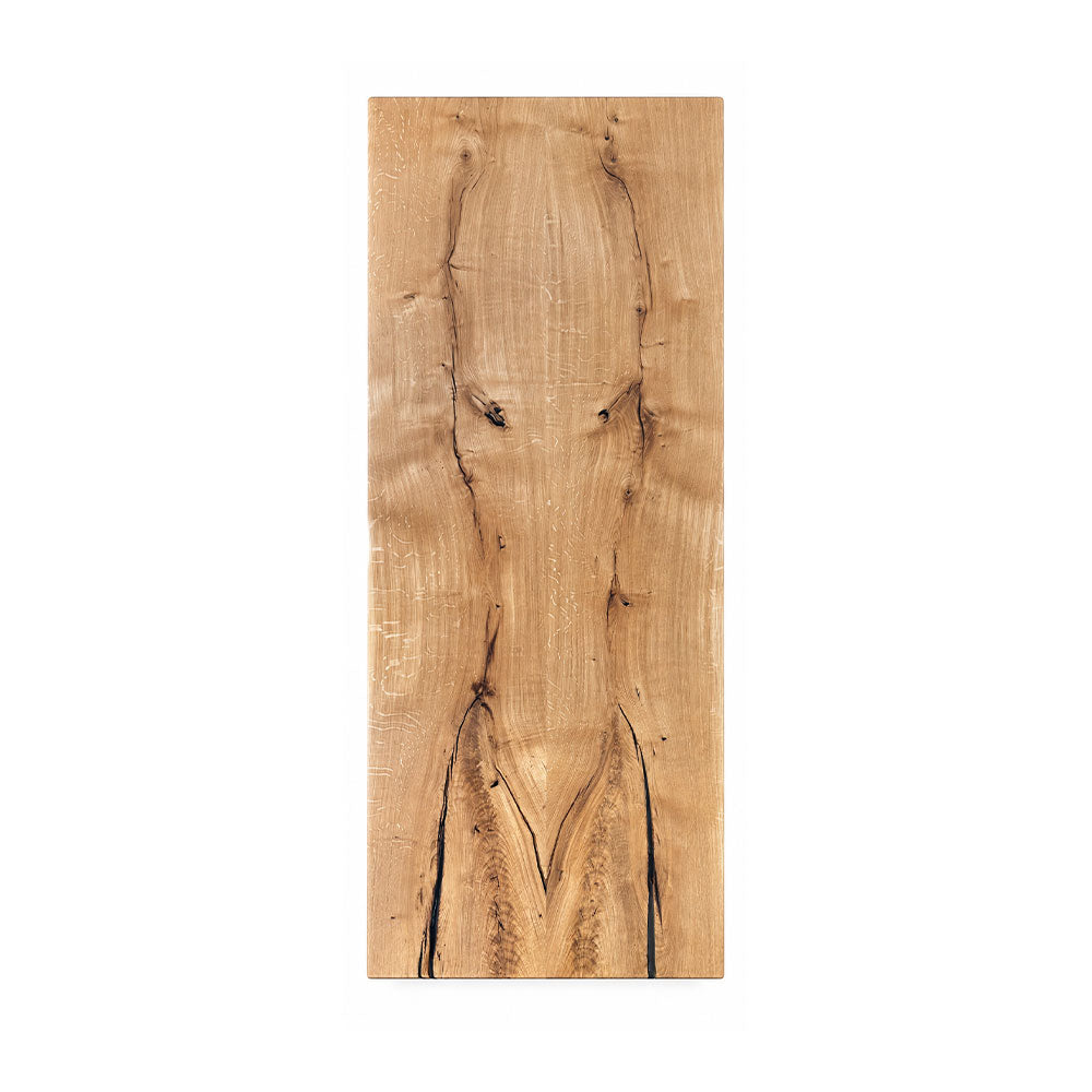 PLANKEBORD | EGETRÆ | 260 + 40 x 95-100 cm