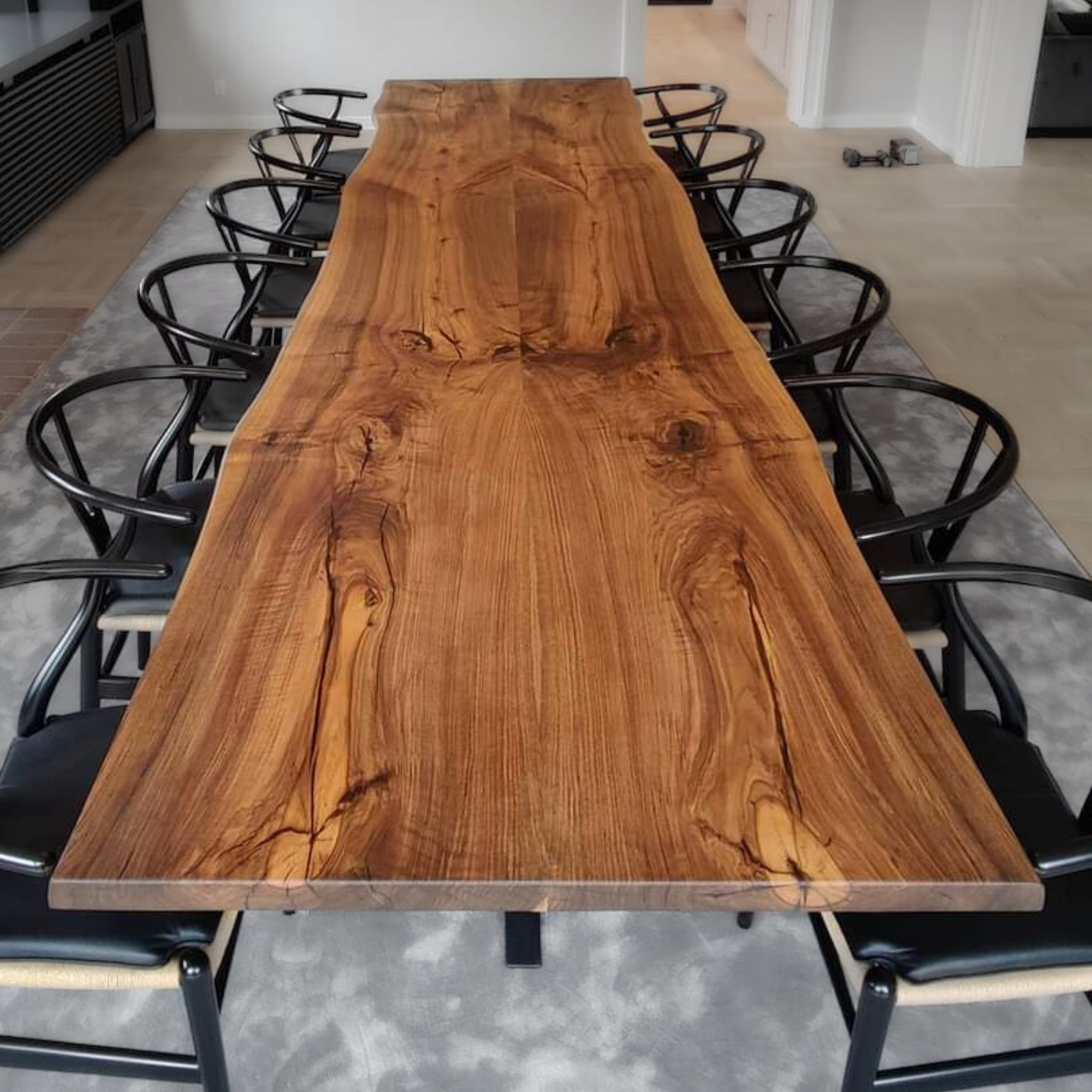 Fransk valnød Plankeborde: 2 planker (Inspirations bord)