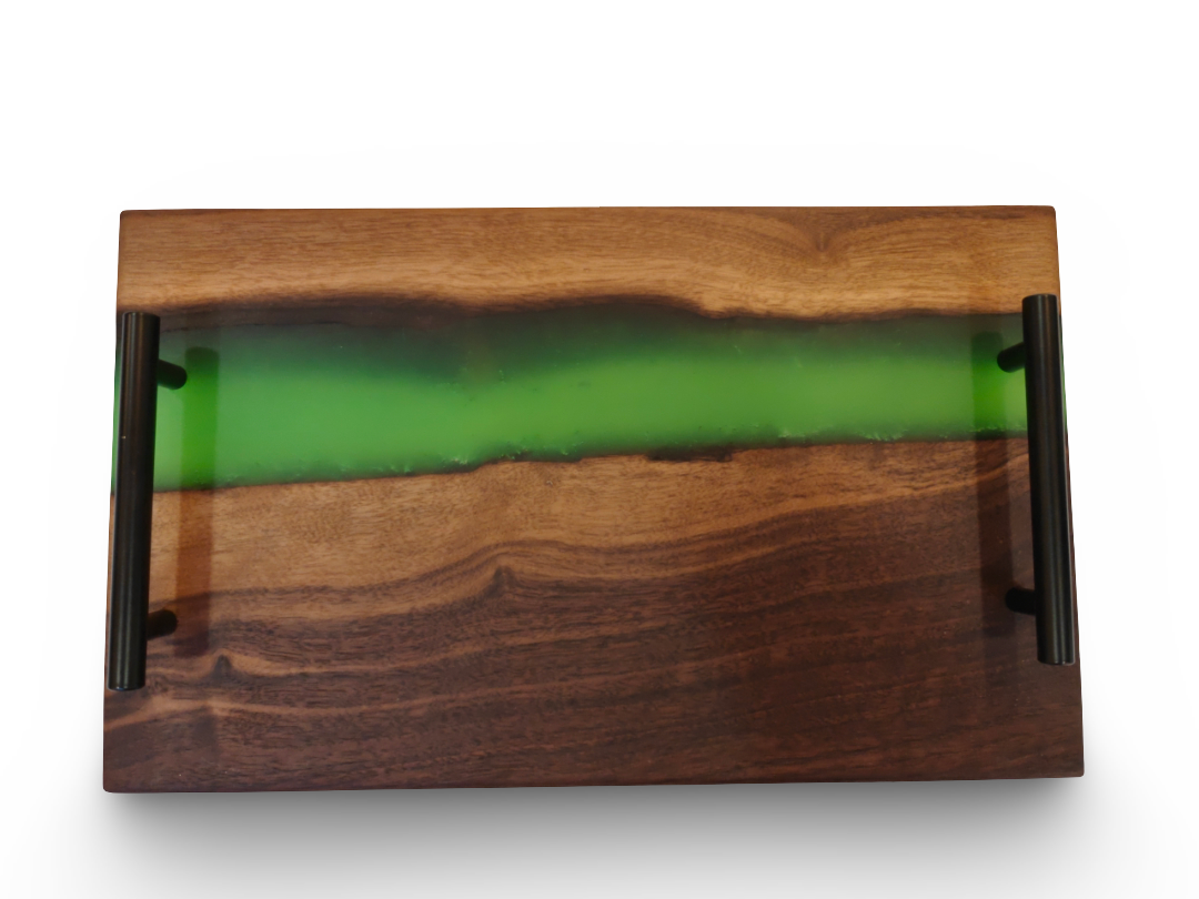 PYNTEBRÆT | KAUKASISK VALNØD | SELVLYSENDE | 29 X 23 CM