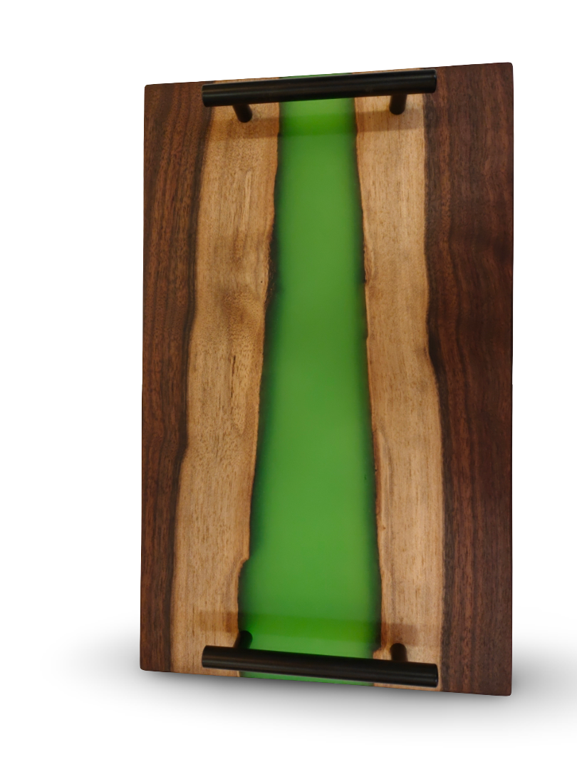 PYNTEBRÆT | KAUKASISK VALNØD | SELVLYSENDE | 29 X 23 CM