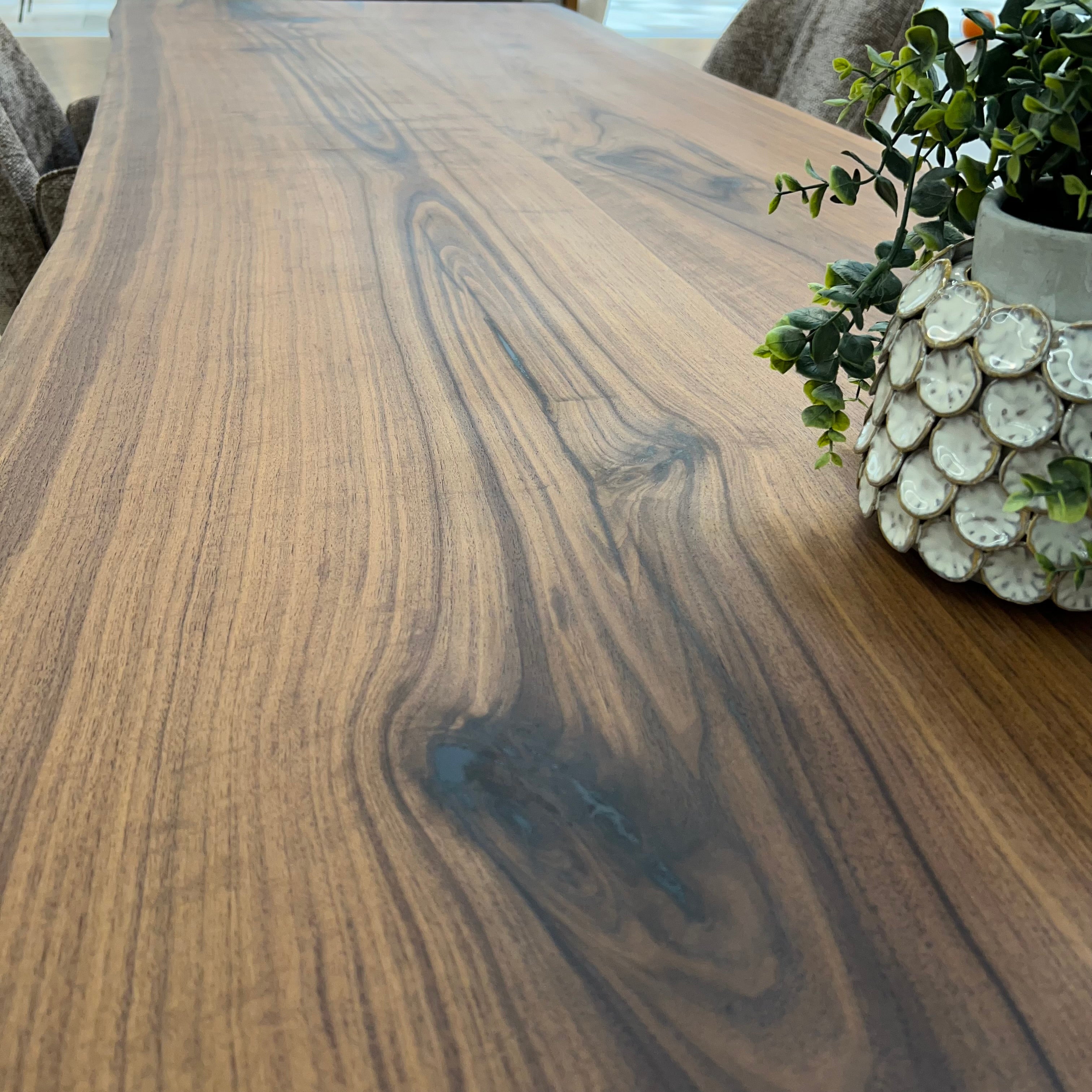 PLANKEBORD | Valnød | 300CM X 90-95CM