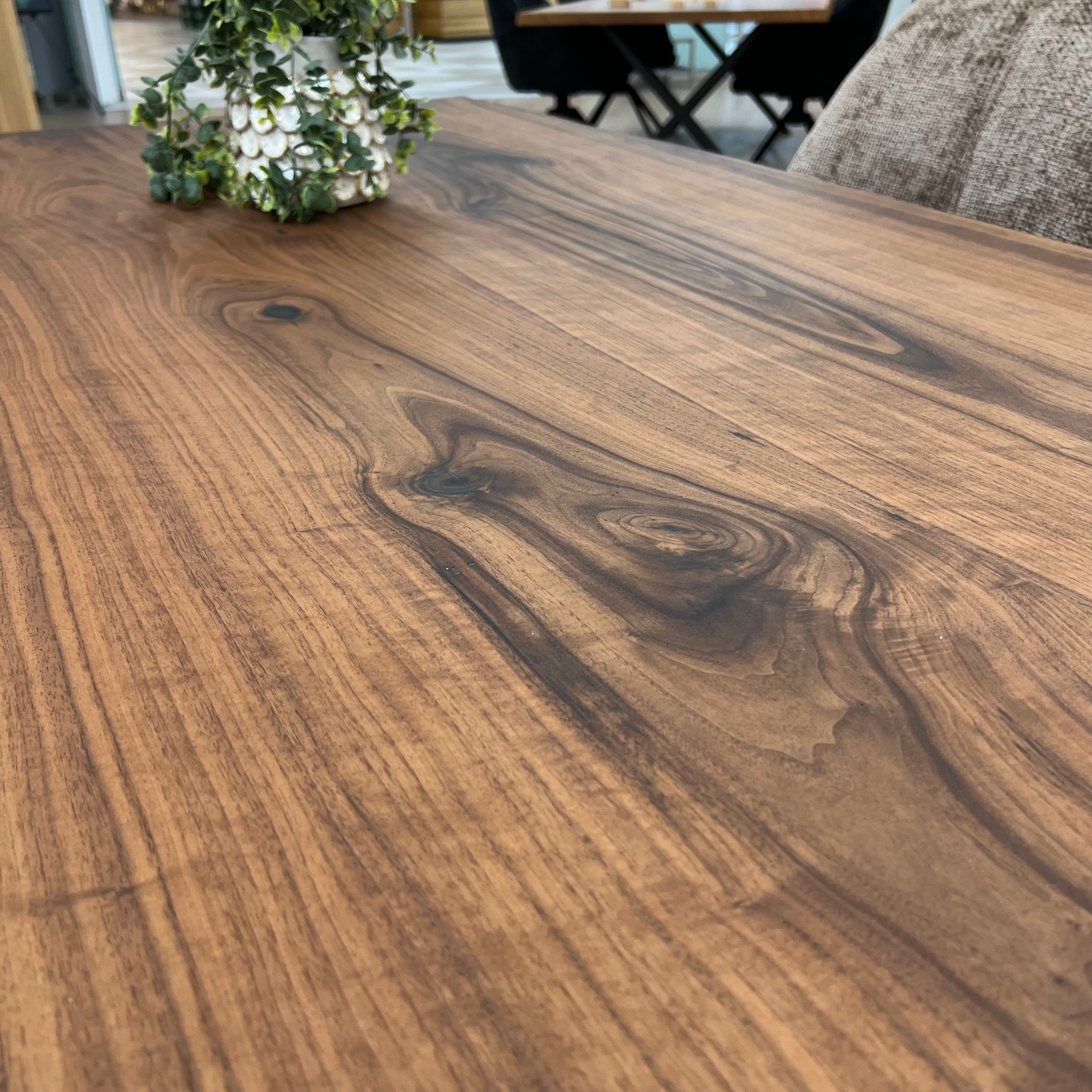 PLANKEBORD | Valnød | 300CM X 90-95CM