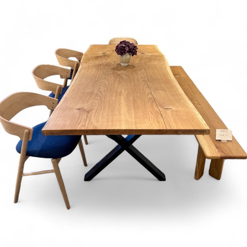 PLANKEBORD | EGETRÆ | 230cm x 100cm