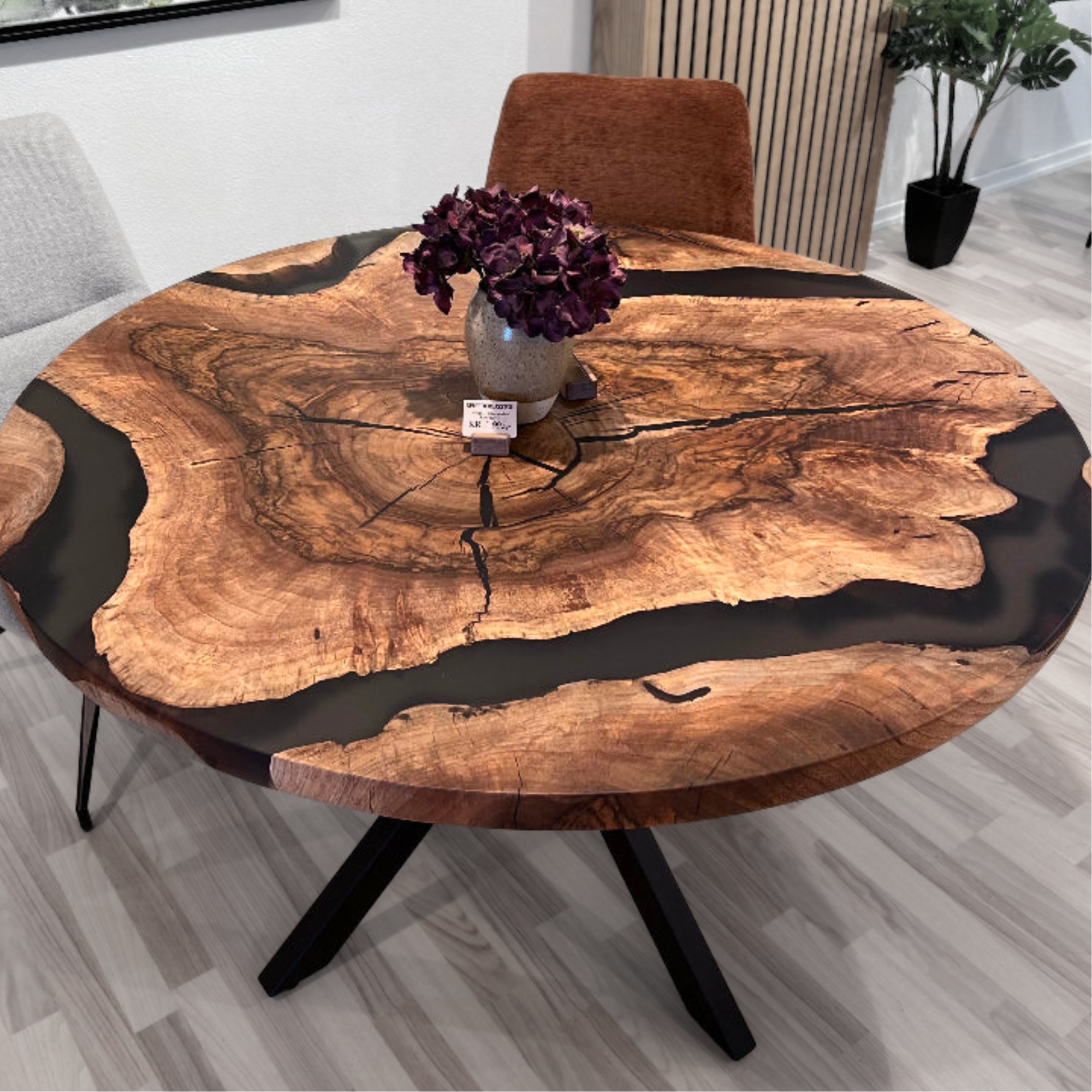 Epoxy Fransk valnød Plankeborde (Inspirations bord)