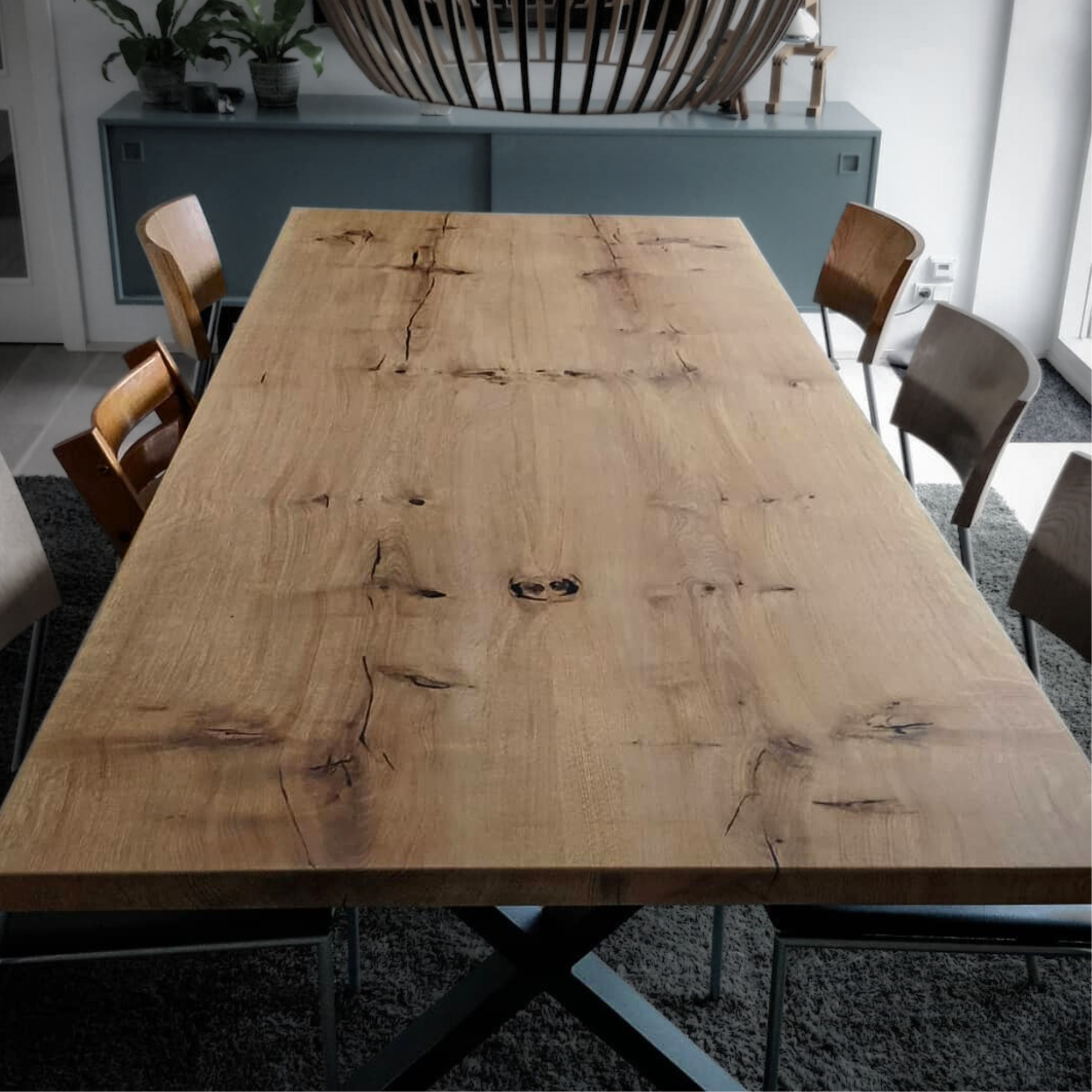 Egetræ Plankeborde: 3 planker (Inspirations bord)