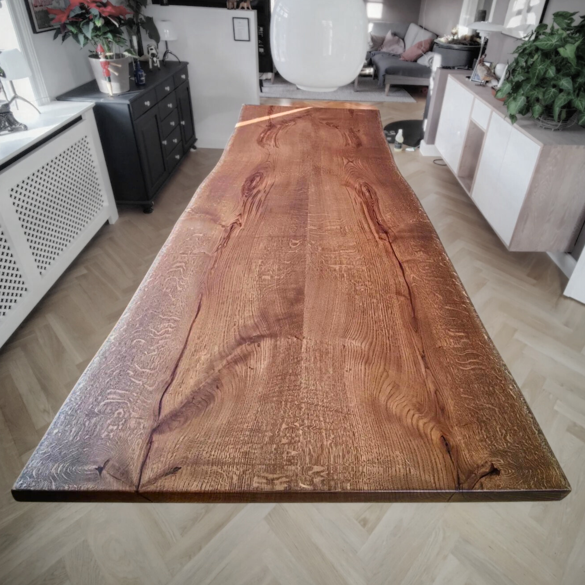 Egetræ Plankeborde: 3 planker (Inspirations bord)