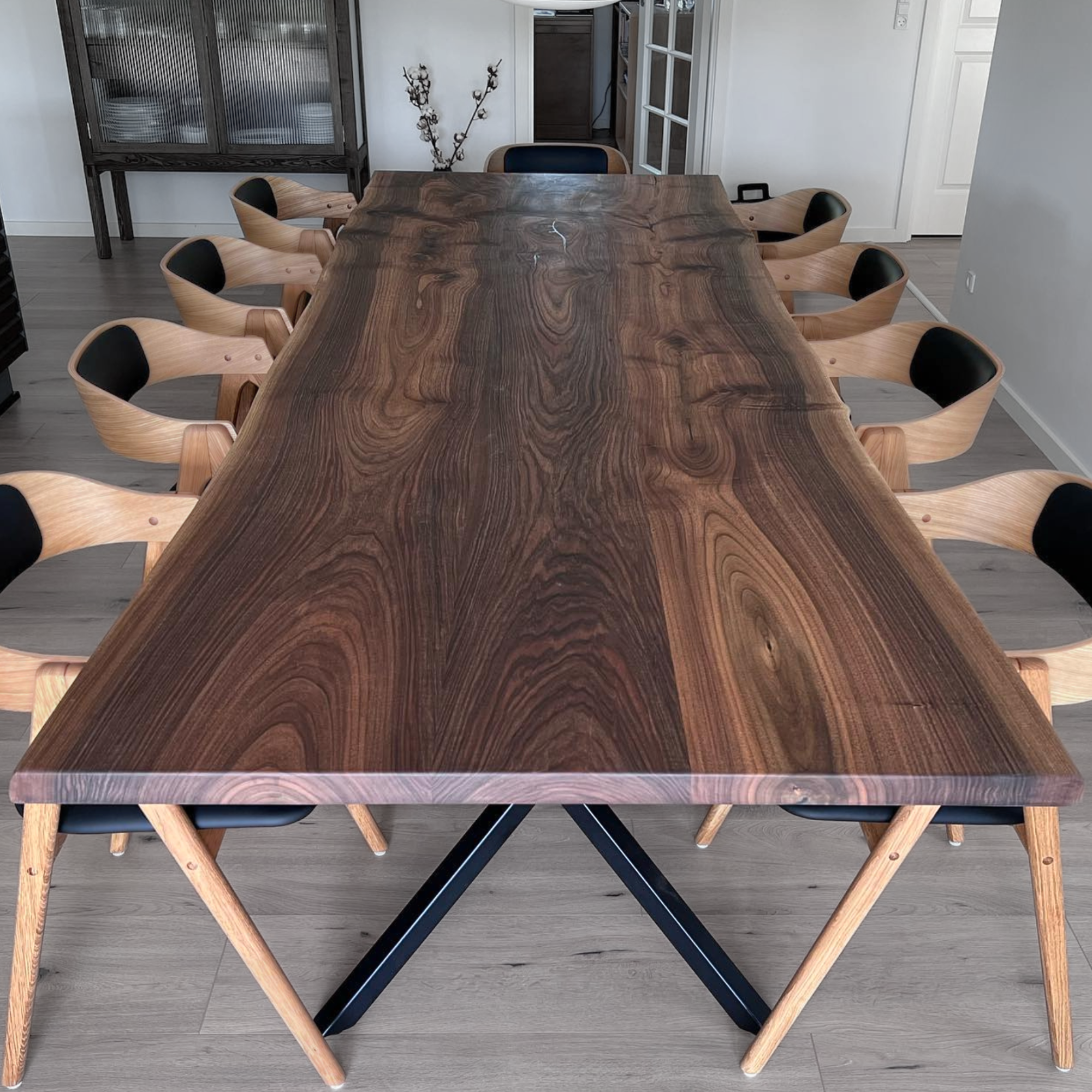 Amerikansk valnød Plankeborde: 3 planker (Inspirations bord)